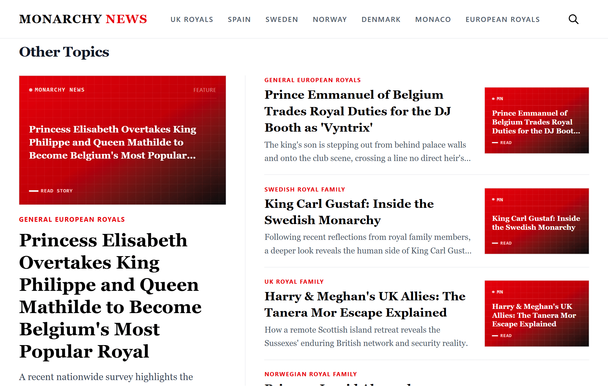 Monarchy News & Cloudflare CMS